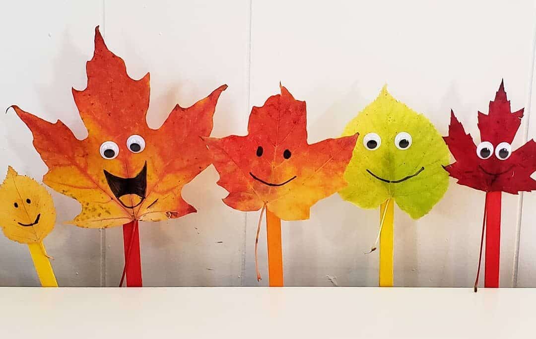 Leaf Magnets w/ Wiggle Eyes… Easy Fall Craft – Inspire-Create